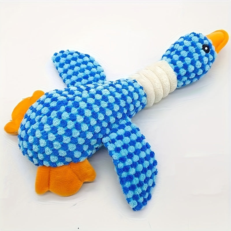 Grande peluche pour chien avec son, modèle de lion, loup, éléphant et canard