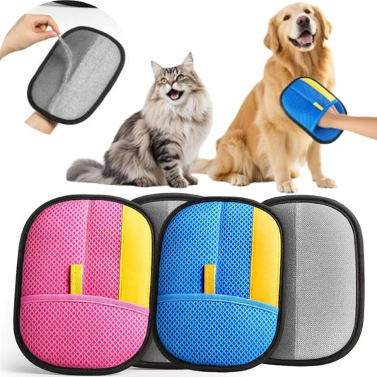 Gant amélioré pour éliminer les poils de chiens et chat sur toutes surfaces, diverses couleurs