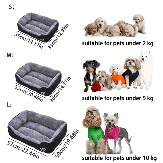 Panier douillet et chaud pour chiens et chats, confortable pour passer de bonnes siestes, diverses couleurs