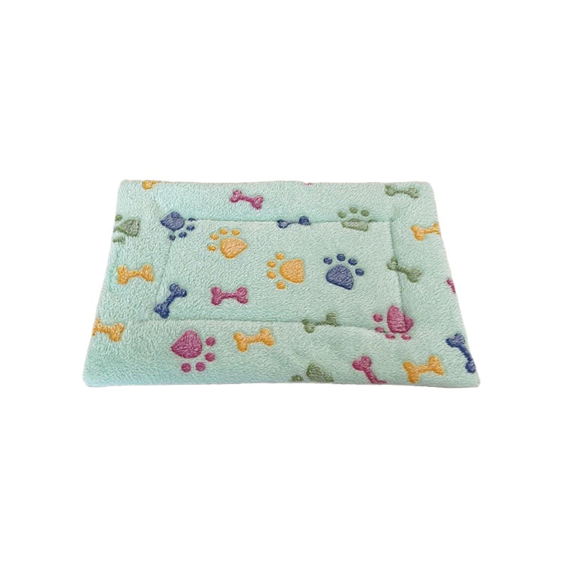 Tapis pour chien et chat, en peluche toute douce, bien chaud et confortable, motifs divers