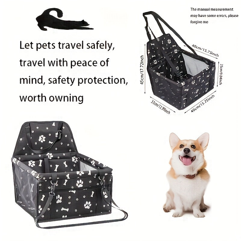 Cage de transport en tissus pour chien et chat, attaches de sécurité à l'intérieur, robuste