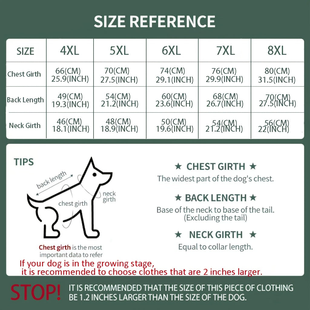 Sweat à capuche pour chien  SECURITY, pull doux et chaud pour chiens de taille moyenne et grande