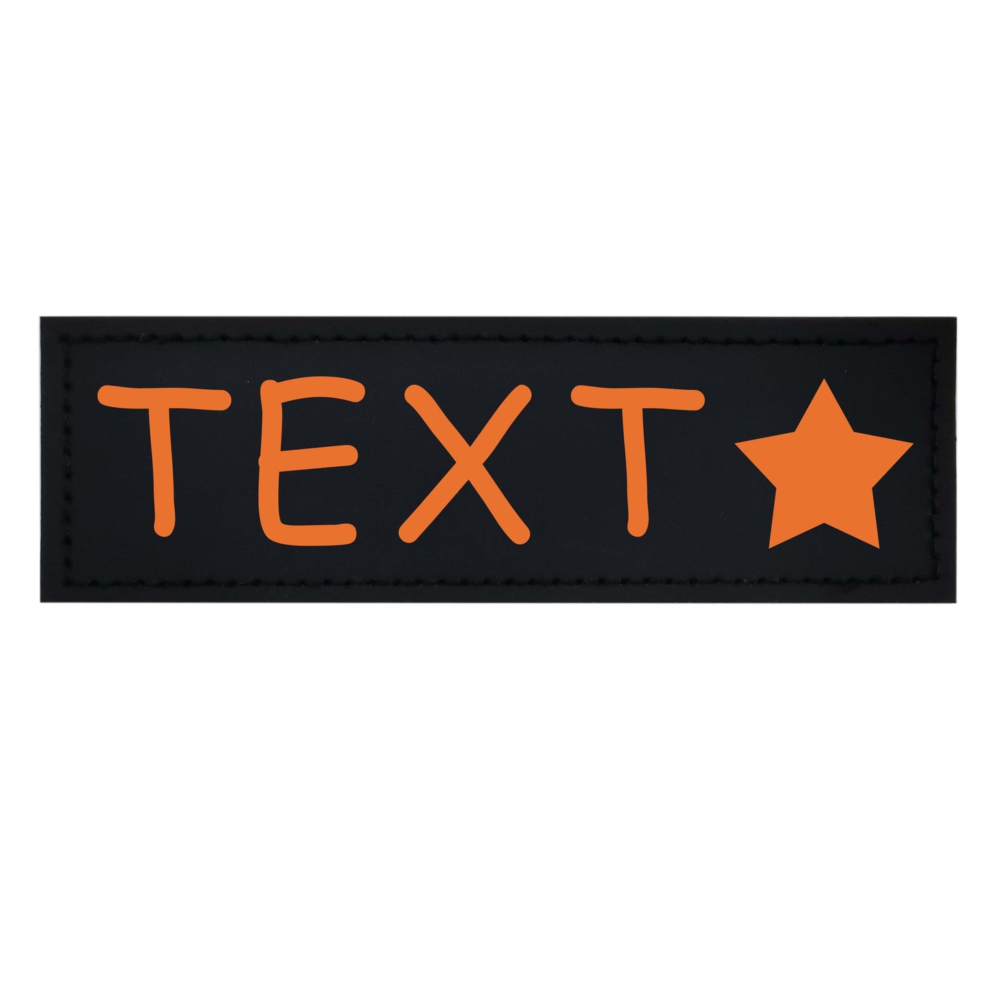 9 Colors Available Custom Pet Patches for Dog Harness Vest with Custom Name Traction Accessories