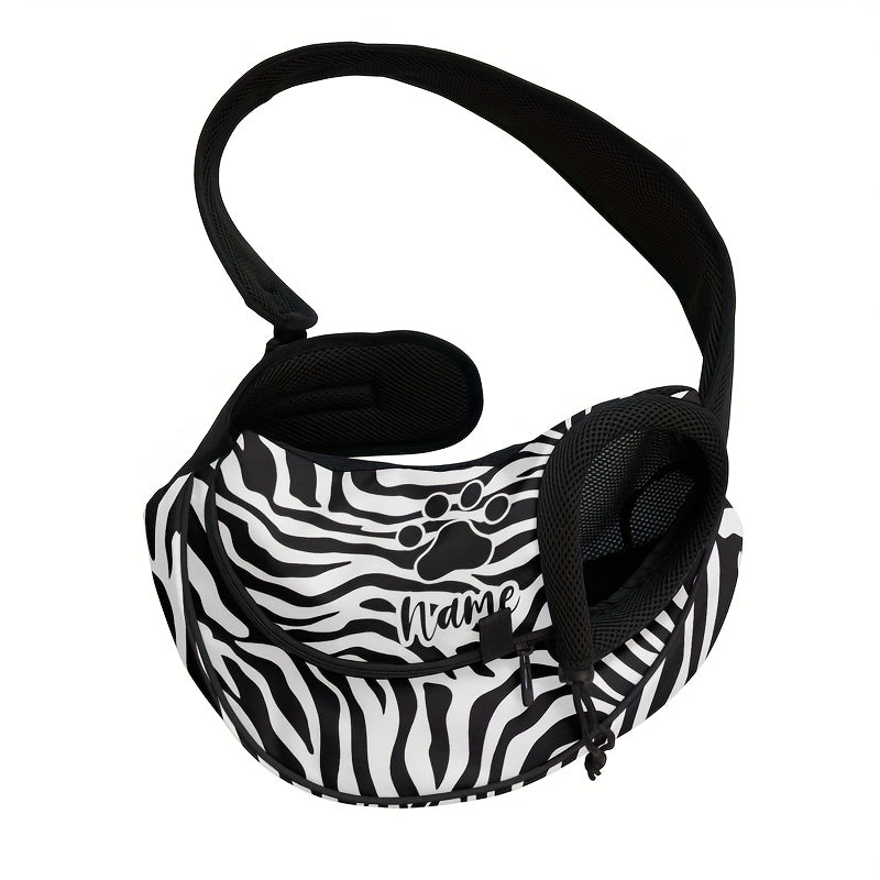 Sac de transport en bandoulière pour chiot et petit chien, divers motifs et divers coloris