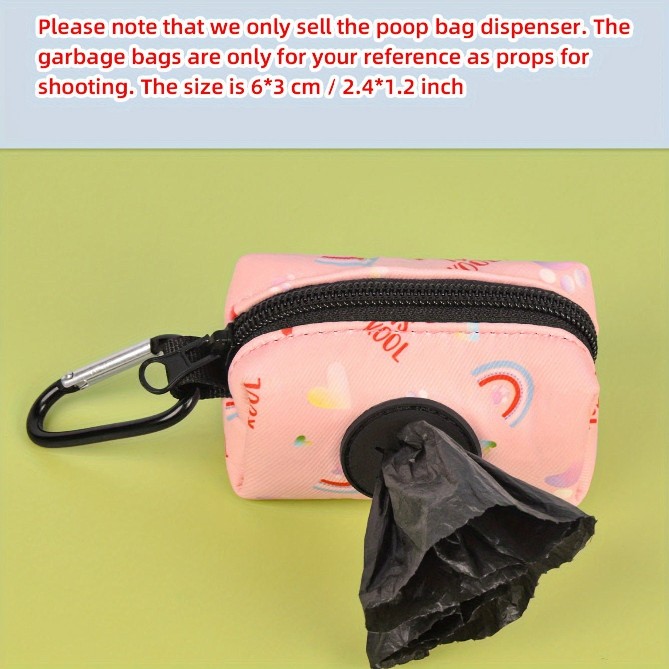 Distributeur de sacs pour crottes de chiens, divers motifs et diverses couleurs