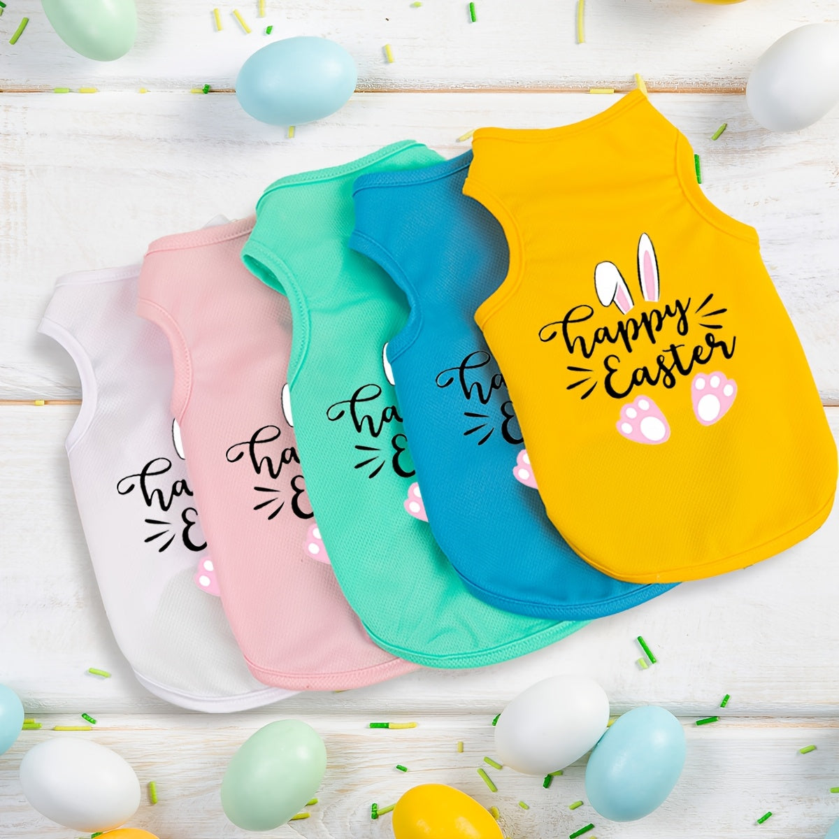 Gilet imprimé printemps/été très populaire et best-seller pour Pâques, frais et respirant, diverses couleurs