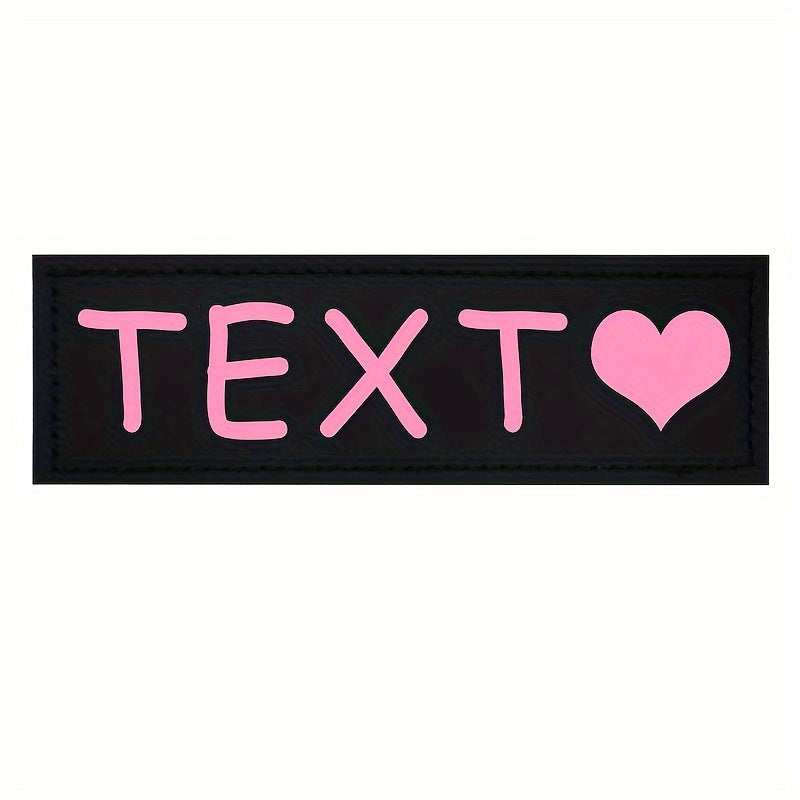 9 Colors Available Custom Pet Patches for Dog Harness Vest with Custom Name Traction Accessories