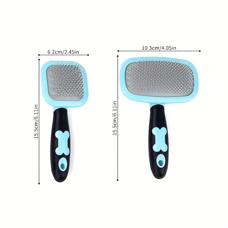 Brosse de toilettage pour chiens et chats pour éliminer les poils morts, diverses couleurs