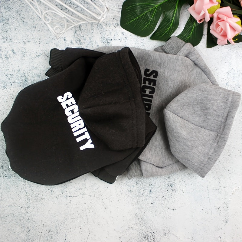 Sweat à capuche pour chien  SECURITY, pull doux et chaud pour chiens de taille moyenne et grande