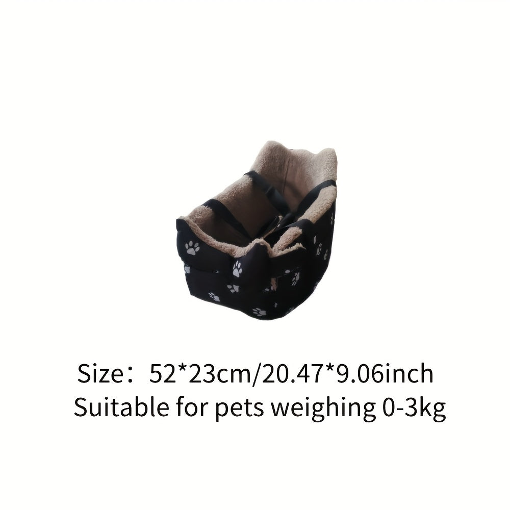 Sac de transport confortable pour chien et chat, rembourré en peluche, très chaud et douillet.