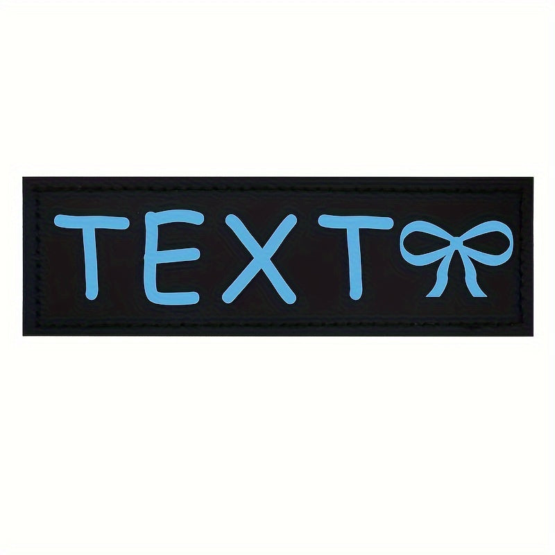 9 Colors Available Custom Pet Patches for Dog Harness Vest with Custom Name Traction Accessories