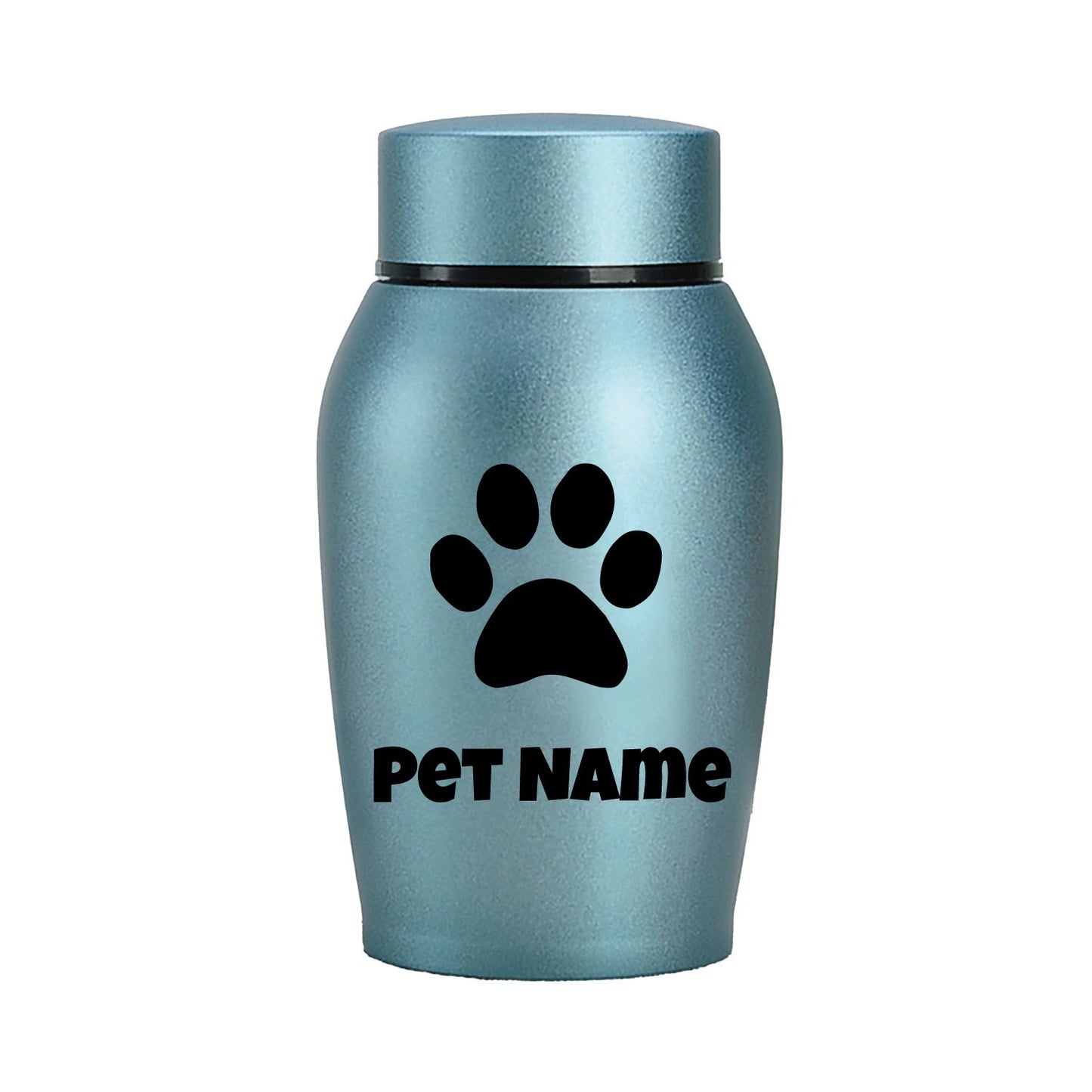 Urne funéraire personnalisée pour animaux de compagnie - acier inoxydable, diverses couleurs et motifs