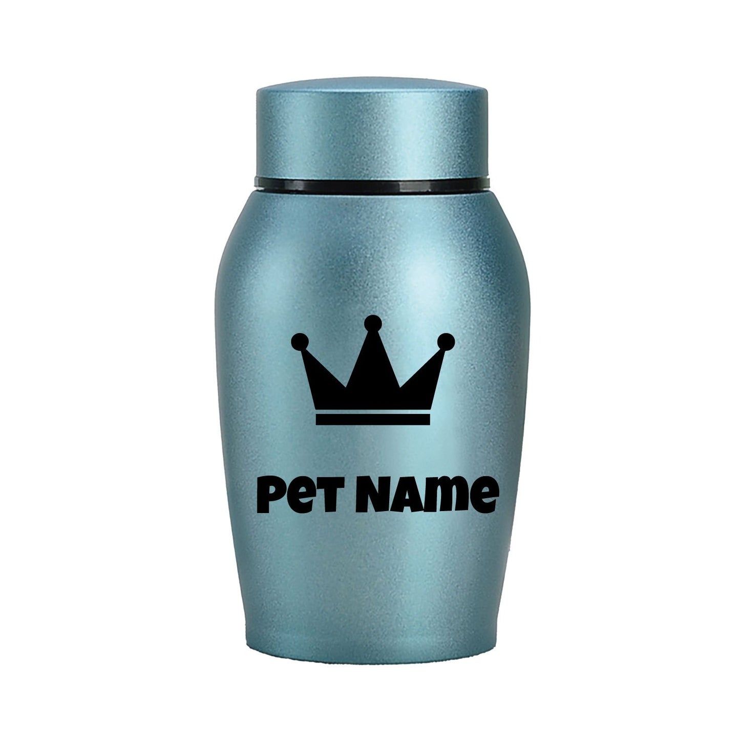 Urne funéraire personnalisée pour animaux de compagnie - acier inoxydable, diverses couleurs et motifs