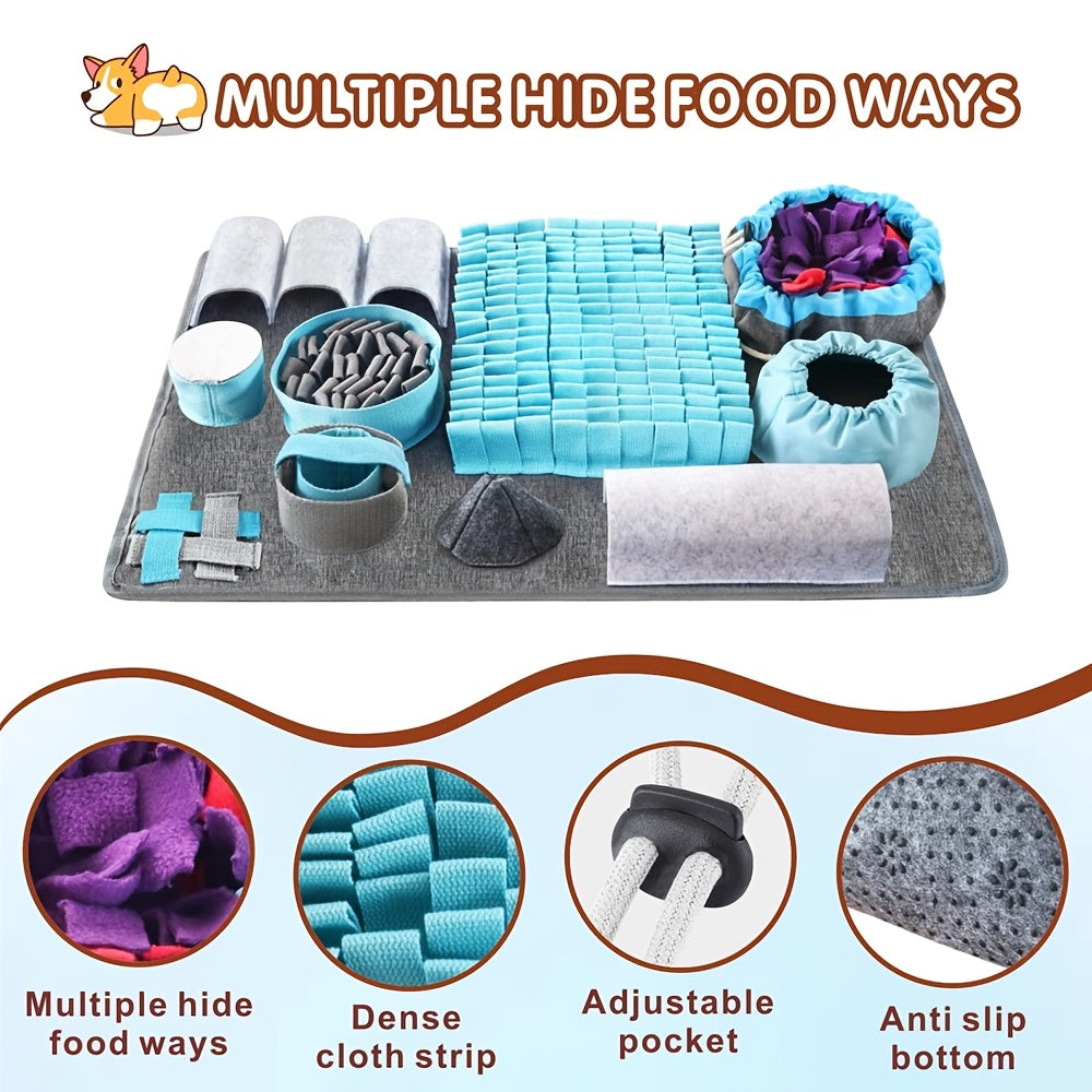 Tapis à renifler pour chien de toute taille, pour dépenser leur énergie, jouet de chasse au trésor pour chien