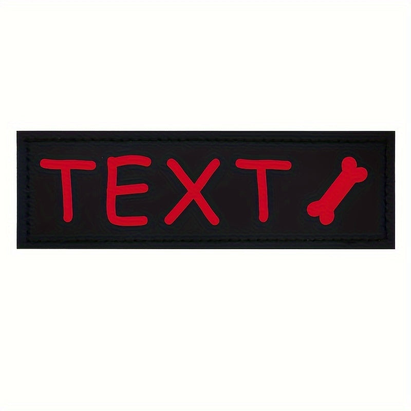 9 Colors Available Custom Pet Patches for Dog Harness Vest with Custom Name Traction Accessories