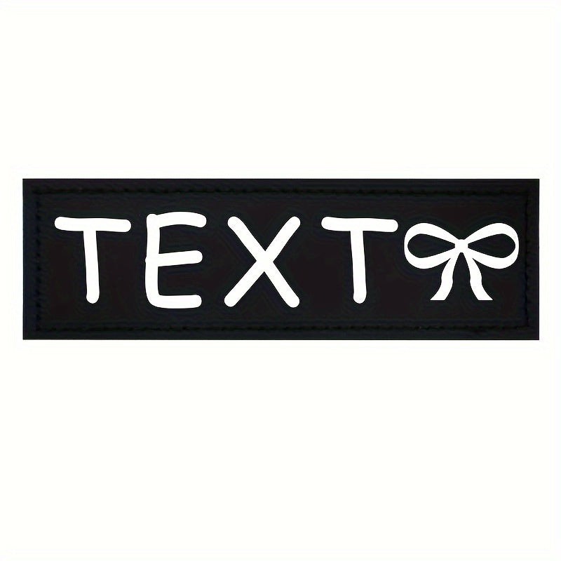 9 Colors Available Custom Pet Patches for Dog Harness Vest with Custom Name Traction Accessories