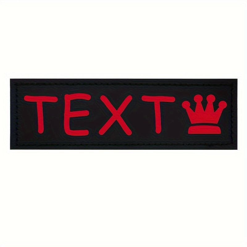 9 Colors Available Custom Pet Patches for Dog Harness Vest with Custom Name Traction Accessories