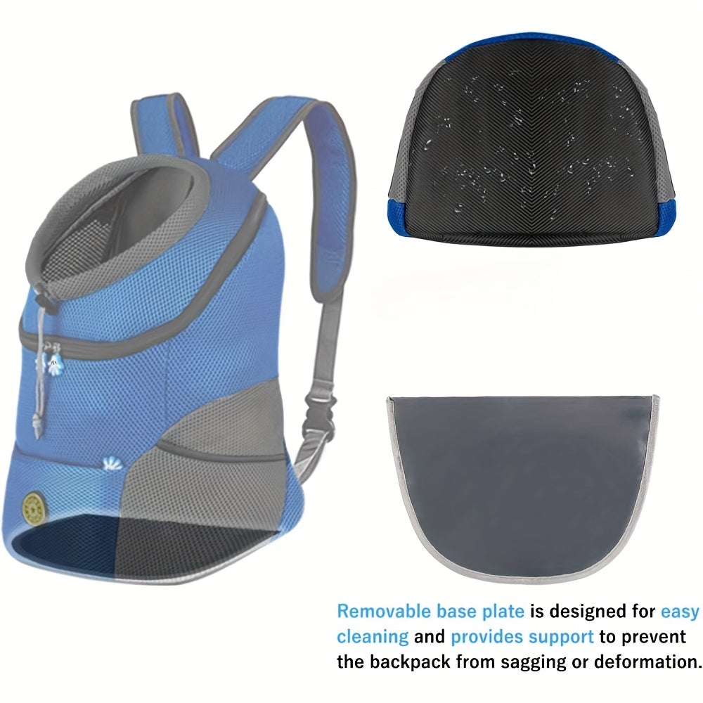 Sac à dos pour petits chiens, conception avant ajustable, matériau respirant pour un confort optimal, diverses couleurs