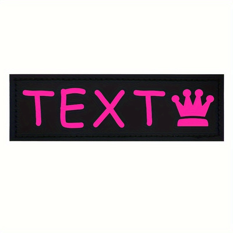 9 Colors Available Custom Pet Patches for Dog Harness Vest with Custom Name Traction Accessories