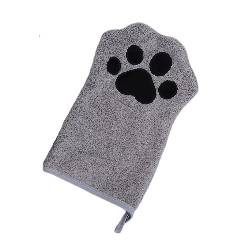 Gants de toilette pour chiens et chats, en microfibres, diverses couleurs