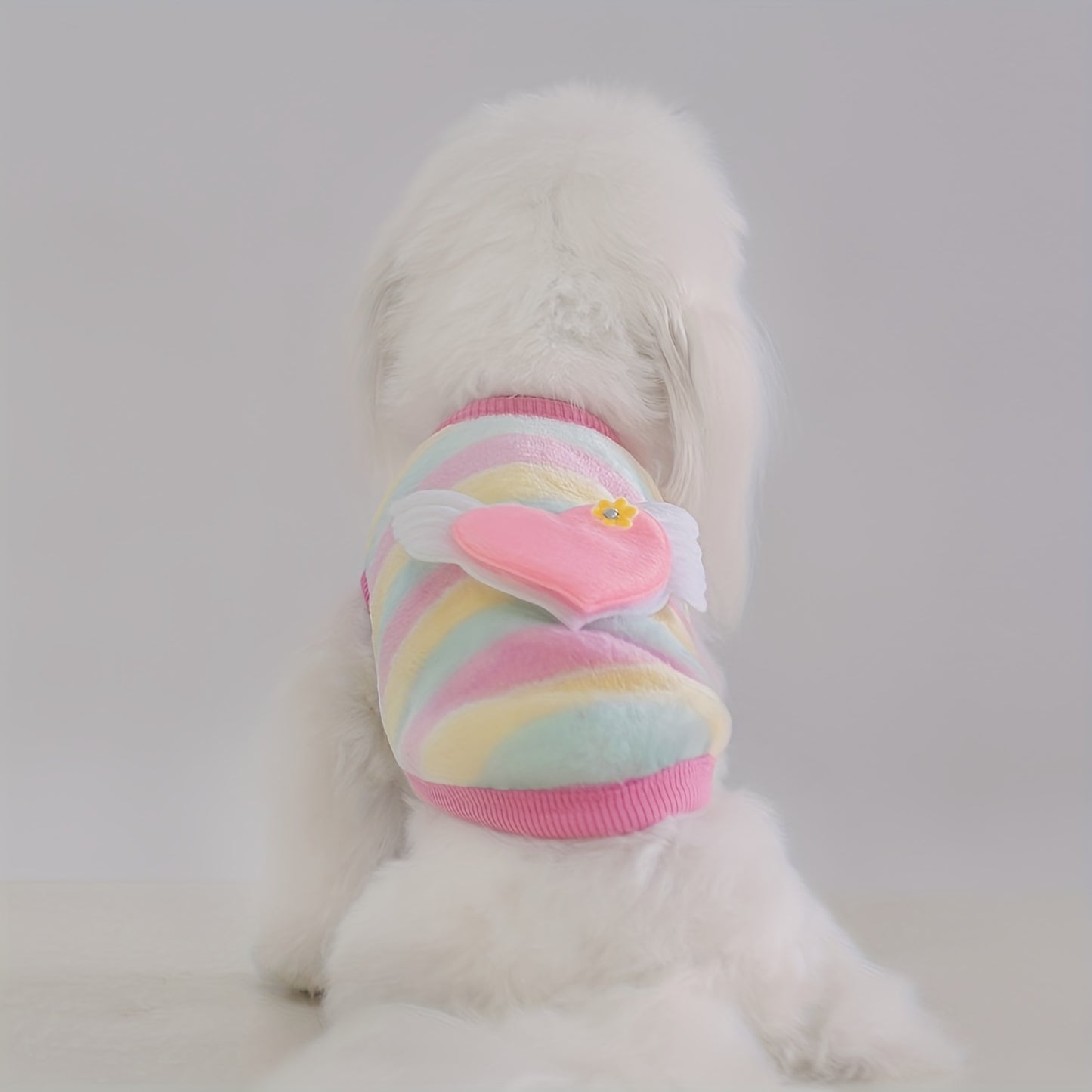 Gilet douillet en polaire pour chien avec jolis motifs d'animaux : lapin, escargot, grenouille, poney, etc - idéal pour les petites races - lavable à la main uniquement