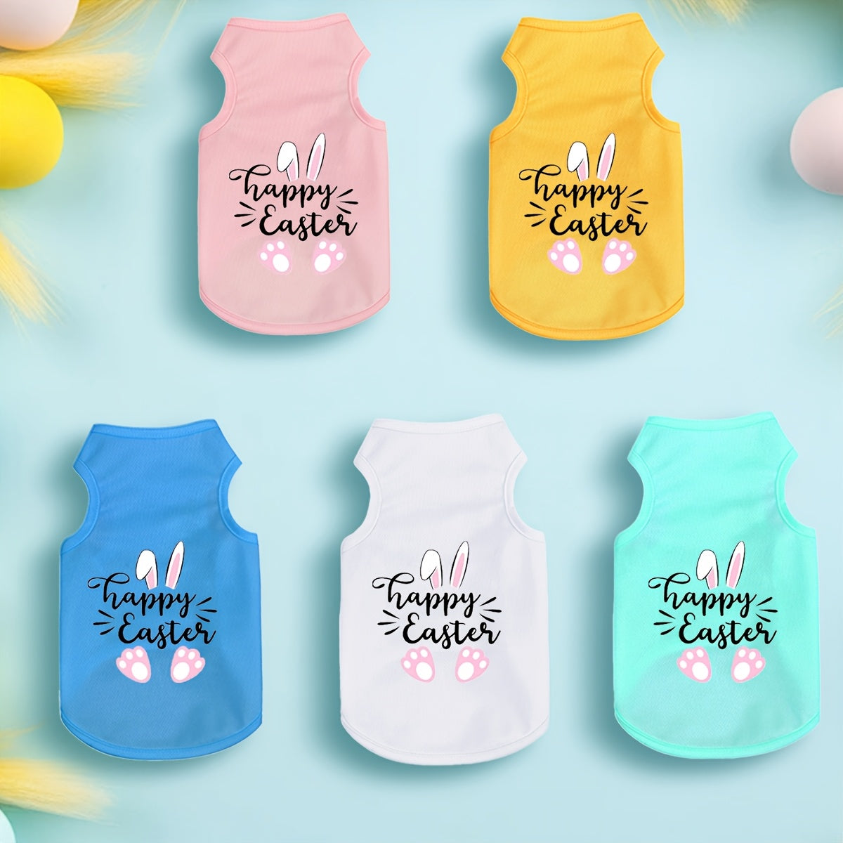 Gilet imprimé printemps/été très populaire et best-seller pour Pâques, frais et respirant, diverses couleurs