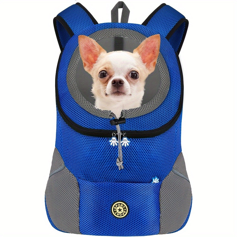 Sac à dos pour petits chiens, conception avant ajustable, matériau respirant pour un confort optimal, diverses couleurs