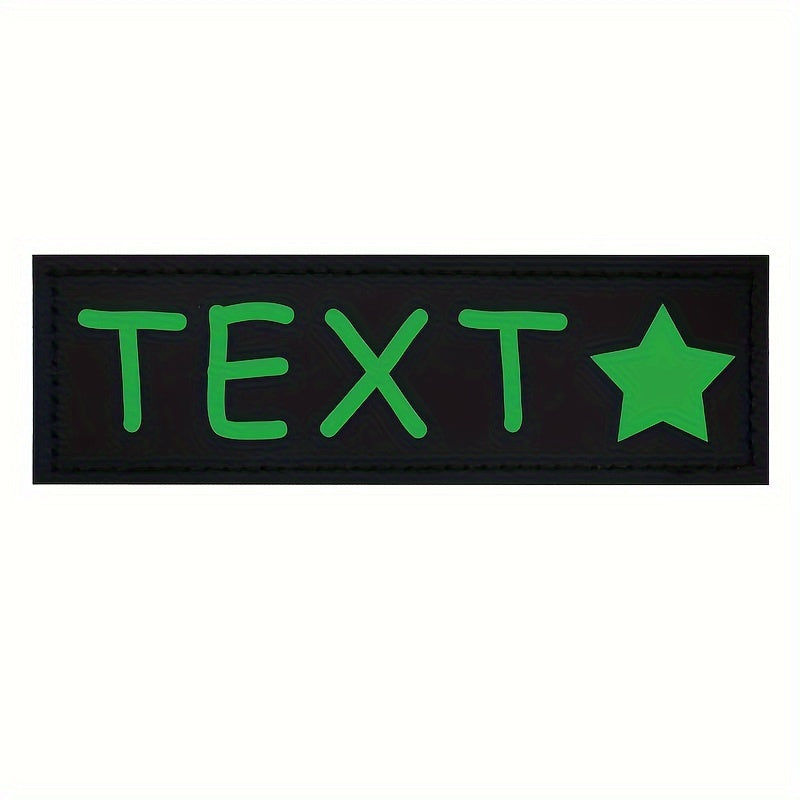 9 Colors Available Custom Pet Patches for Dog Harness Vest with Custom Name Traction Accessories