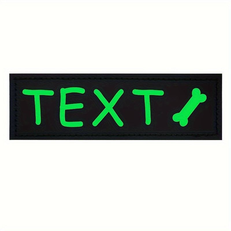 9 Colors Available Custom Pet Patches for Dog Harness Vest with Custom Name Traction Accessories