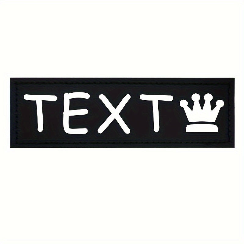 9 Colors Available Custom Pet Patches for Dog Harness Vest with Custom Name Traction Accessories