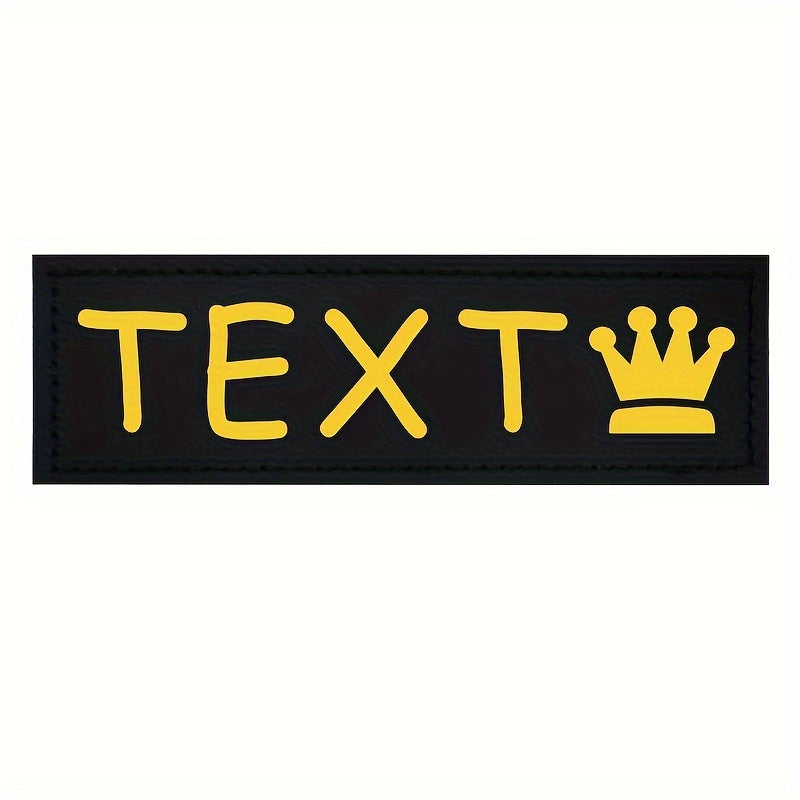 9 Colors Available Custom Pet Patches for Dog Harness Vest with Custom Name Traction Accessories