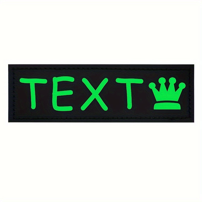 9 Colors Available Custom Pet Patches for Dog Harness Vest with Custom Name Traction Accessories