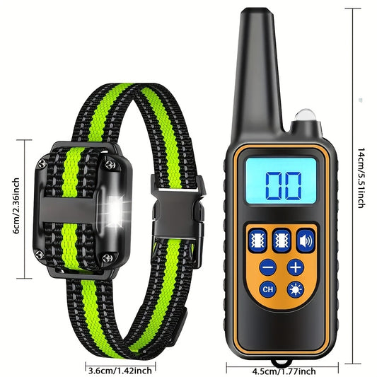 Collier de dressage pour chien avec télécommande, collier à son et vibration uniquement, récepteur doté d'une protection IP67