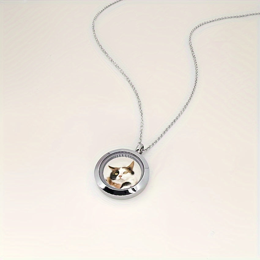 Collier commémoratif personnalisé pour se souvenir de votre animal de compagnie, pendentif pour poils d'animaux et photo de votre compagnon disparu, diverses couleurs