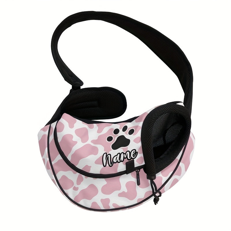 Sac de transport en bandoulière pour chiot et petit chien, divers motifs et divers coloris