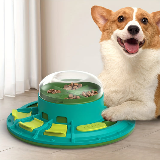 Jouet interactif pour chien, distributeur de friandises, bol anti-ballonnement, en plastique dur