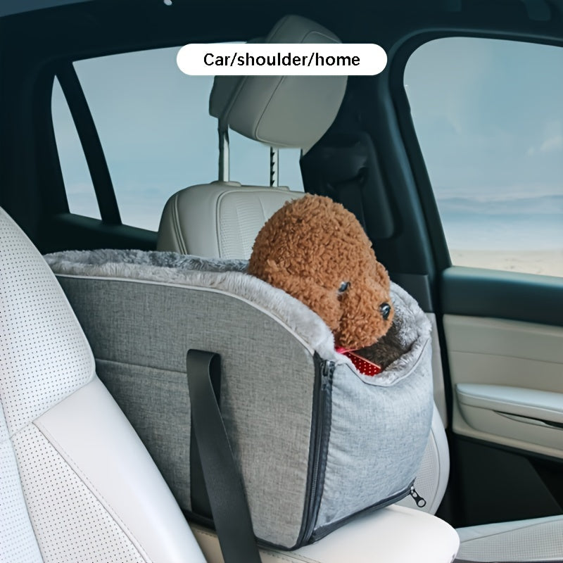 Sac de transport pour les voyages en voiture, pour chien et chat, rembourré en peluche, chaud et confortable, diverses couleurs
