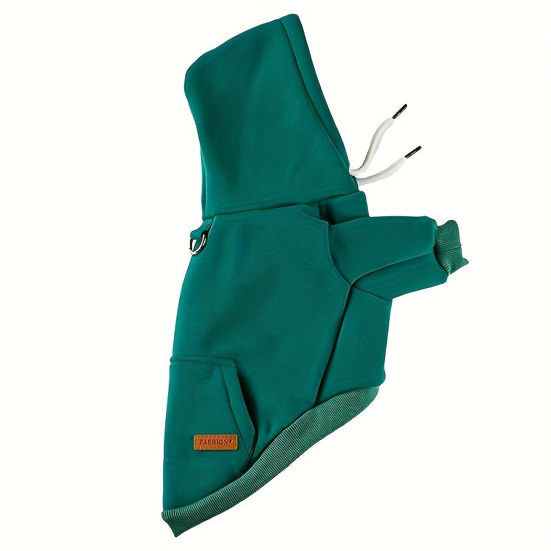 Sweat à capuche pour petits chiens, 65 % polyester, 35 % laine