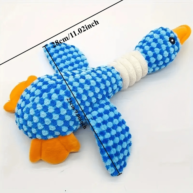 Grande peluche pour chien avec son, modèle de lion, loup, éléphant et canard
