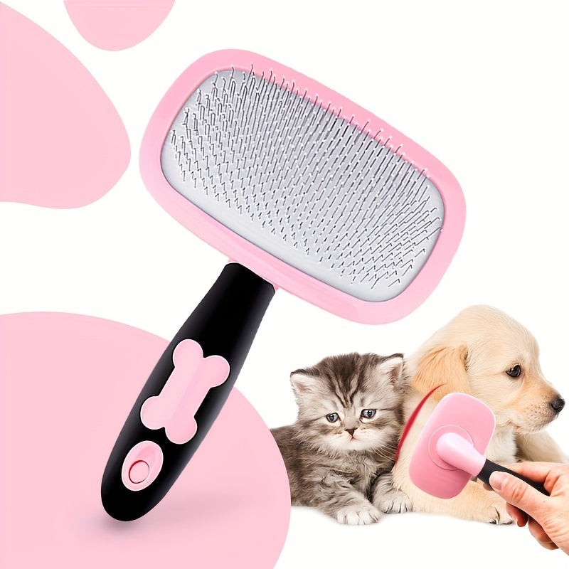 Brosse de toilettage pour chiens et chats pour éliminer les poils morts, diverses couleurs