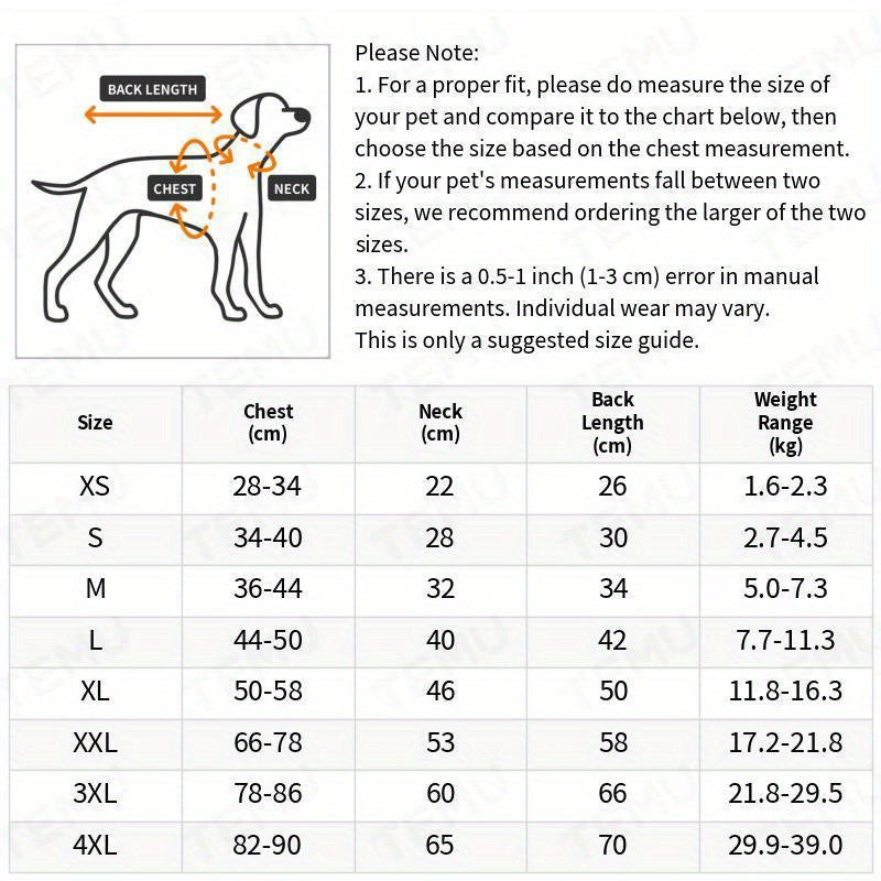 Veste fluorescente verte pour chien - Manteau à fermeture éclair facile à enfiler, idéal pour les chiens de toutes tailles