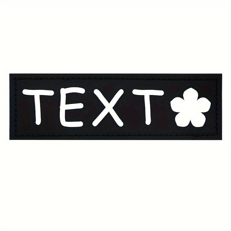 9 Colors Available Custom Pet Patches for Dog Harness Vest with Custom Name Traction Accessories