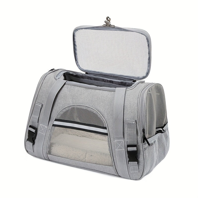 Sac de transport pour chien et chat, conçu en maille pour une aération totale et un confort optimal de votre animal, divers coloris