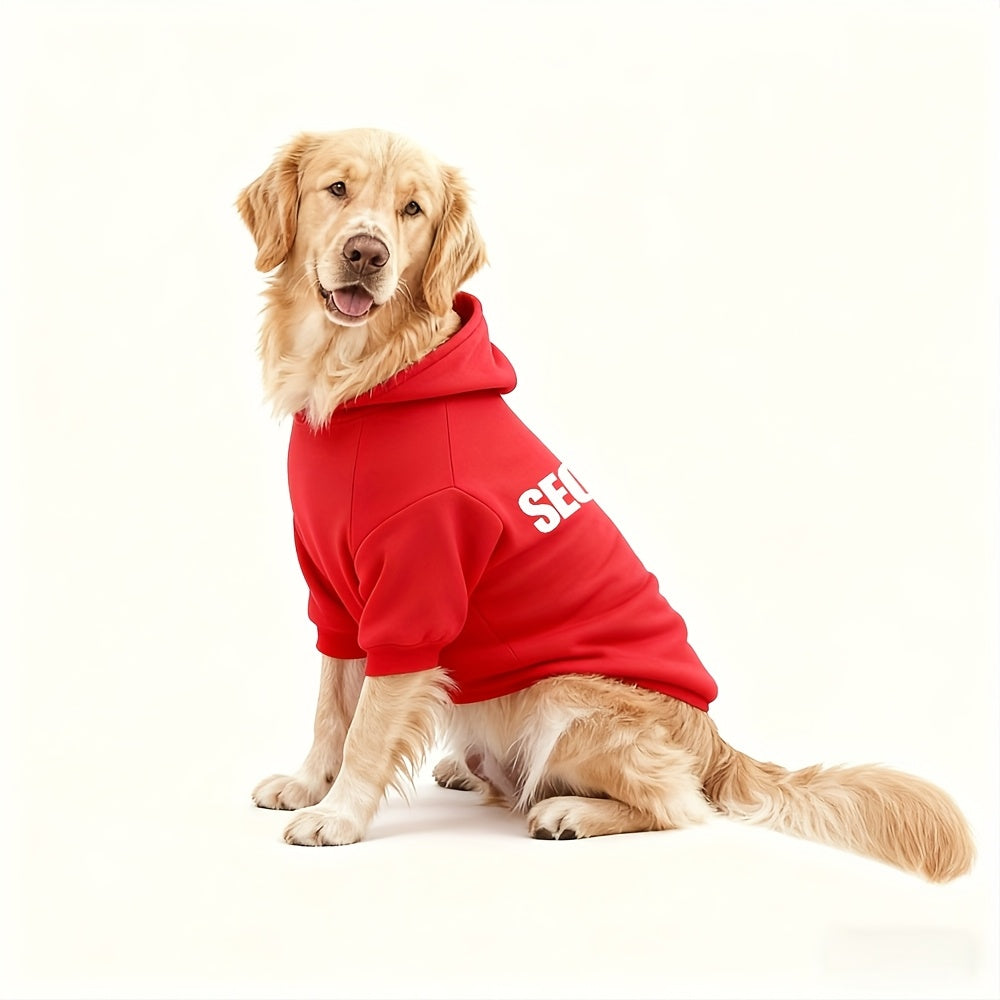 Sweat à capuche pour chien  SECURITY, pull doux et chaud pour chiens de taille moyenne et grande