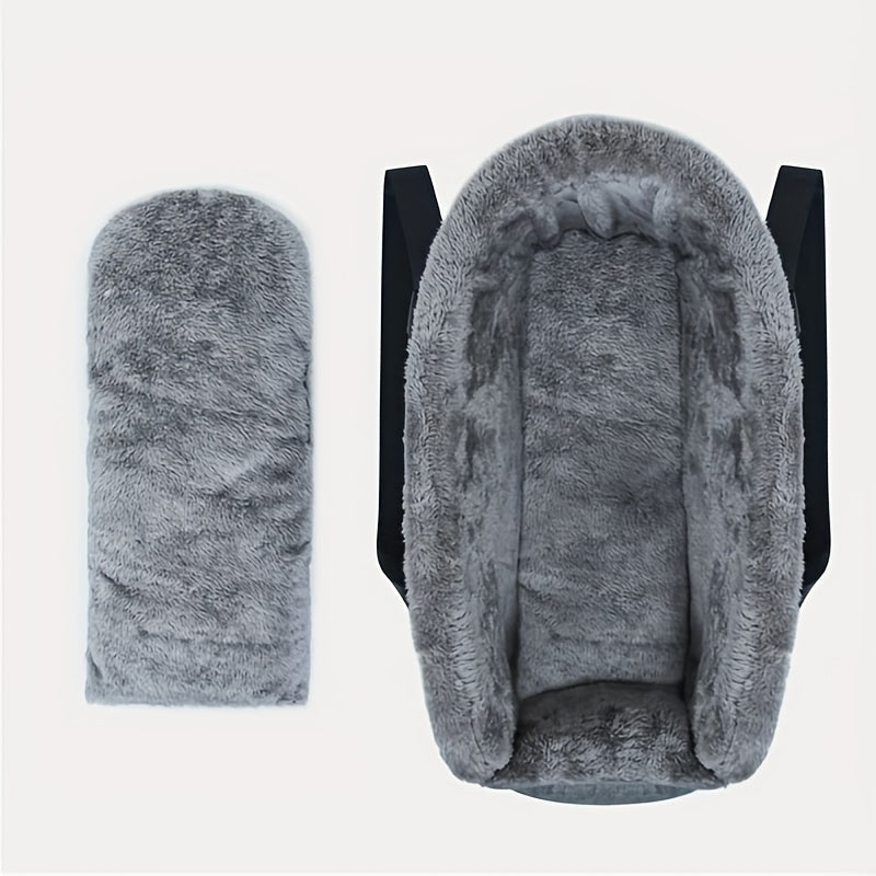 Sac de transport pour les voyages en voiture, pour chien et chat, rembourré en peluche, chaud et confortable, diverses couleurs