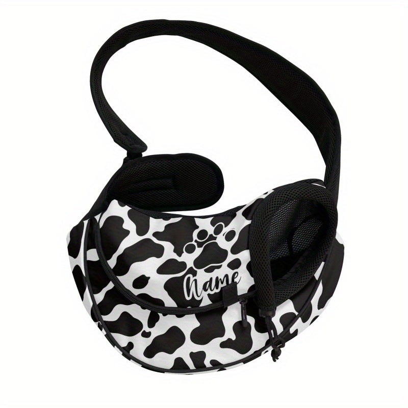 Sac de transport en bandoulière pour chiot et petit chien, divers motifs et divers coloris