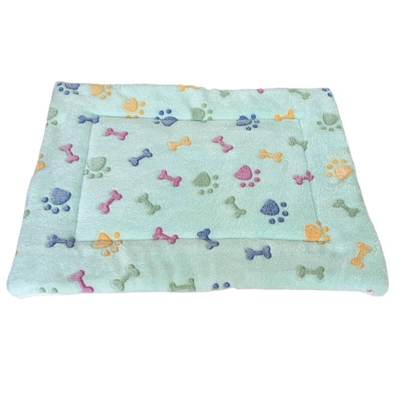 Tapis pour chien et chat, en peluche toute douce, bien chaud et confortable, motifs divers