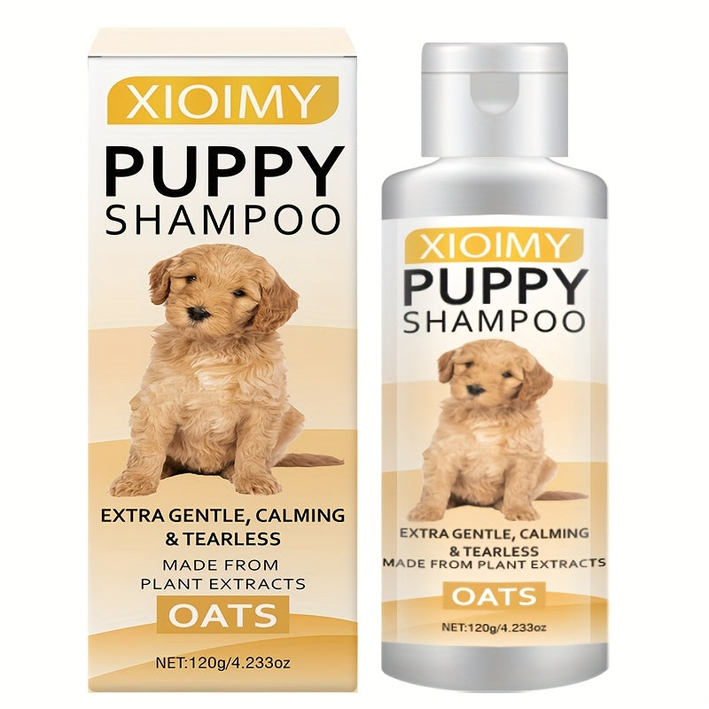 Shampooing pour chiots - Formule extra douce et apaisante à base d'extraits d'avoine, nettoie et élimine les odeurs, adoucit et apaise, parfum longue durée, shampooing et après-shampooing