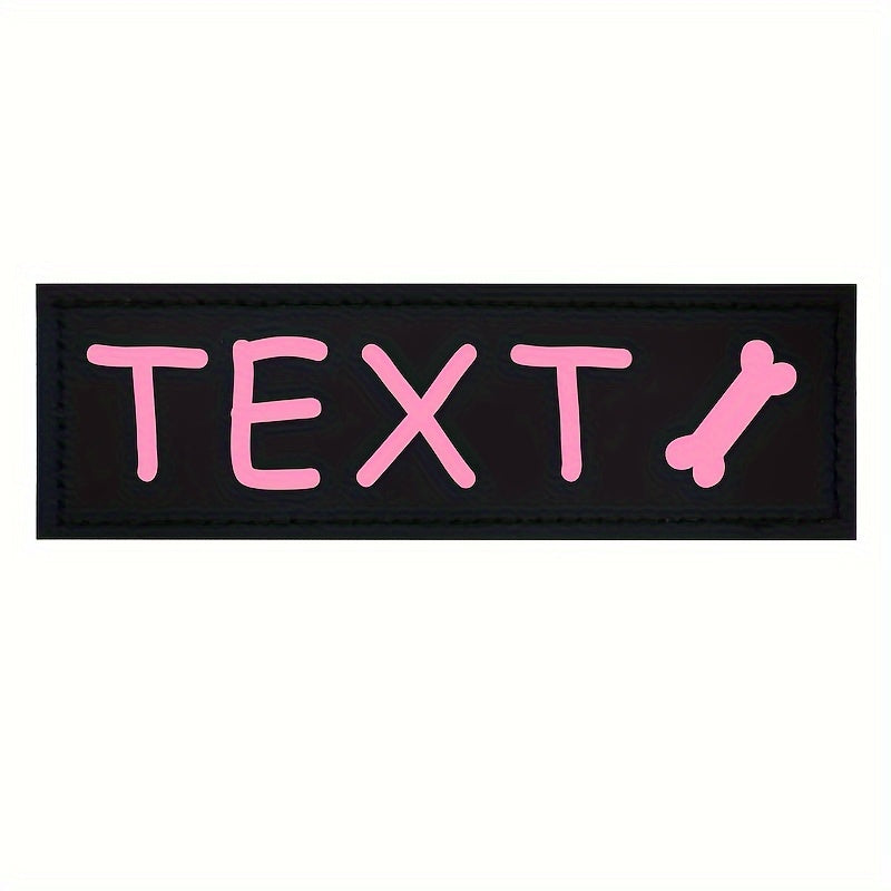 9 Colors Available Custom Pet Patches for Dog Harness Vest with Custom Name Traction Accessories