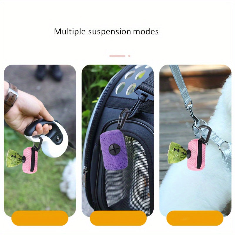 Distributeur de sacs pour crottes de chiens, diverses couleurs